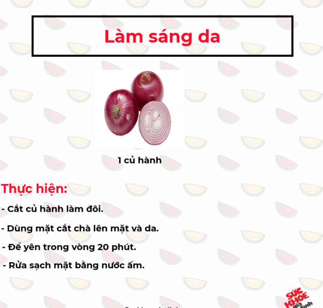 6 cong thuc lam dep da tu HANH