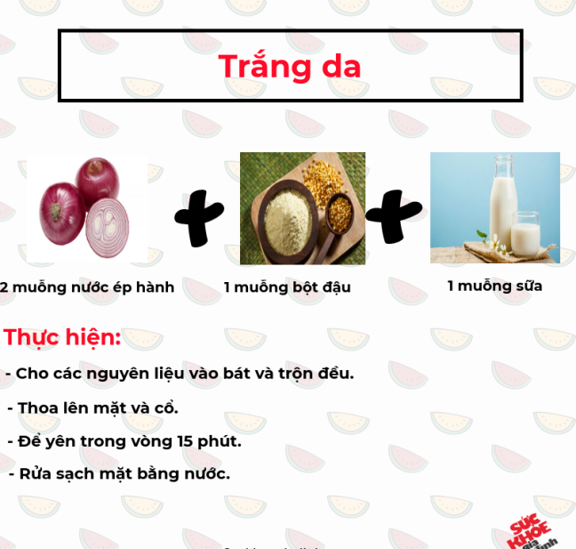 6 cong thuc lam dep da tu HANH