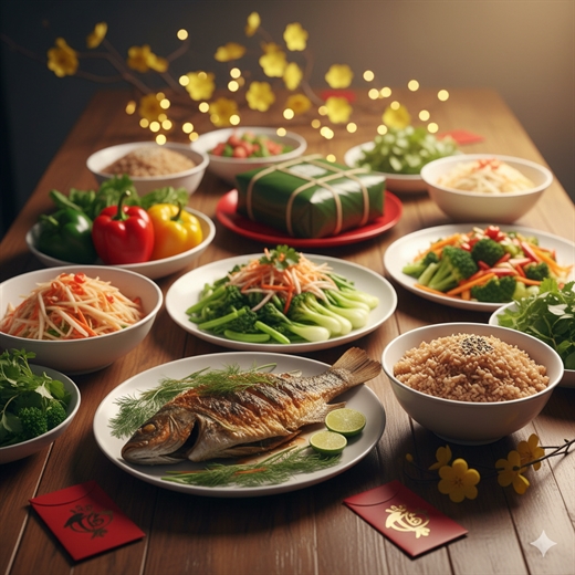 7 thực phẩm vàng giúp ổn định đường huyết cho người tiểu đường trong mâm cỗ Tết 7 thuc pham vang giup on dinh duong huyet cho nguoi tieu duong trong mam co Tet