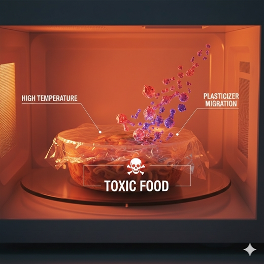 Hiem hoa tu tui nilon va mang boc thuc pham khien thuc an nhiem hoa chat