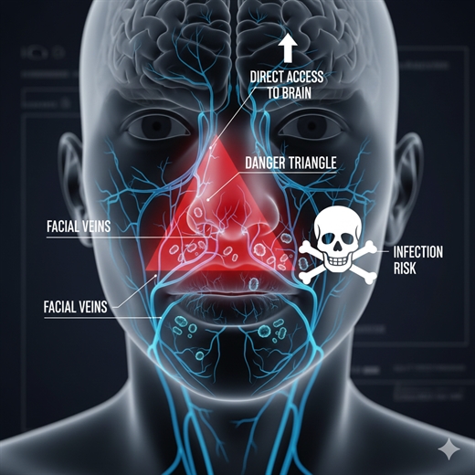 Thoi quen ngoay mui bang tay lam tang nguy co viem nao va nhiem trung mau o nguoi tre