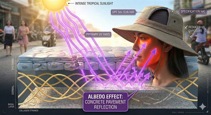 Chi so UV cham nguong: Tai sao 60% phu nu Viet bi sam nam du che chan kin mit?