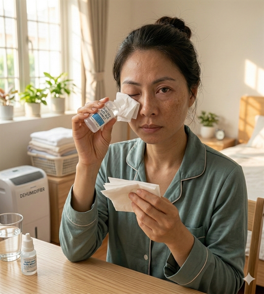 So ca dau mat do tang manh, chuyen gia nhan khoa canh bao dich viem ket mac mua nom am