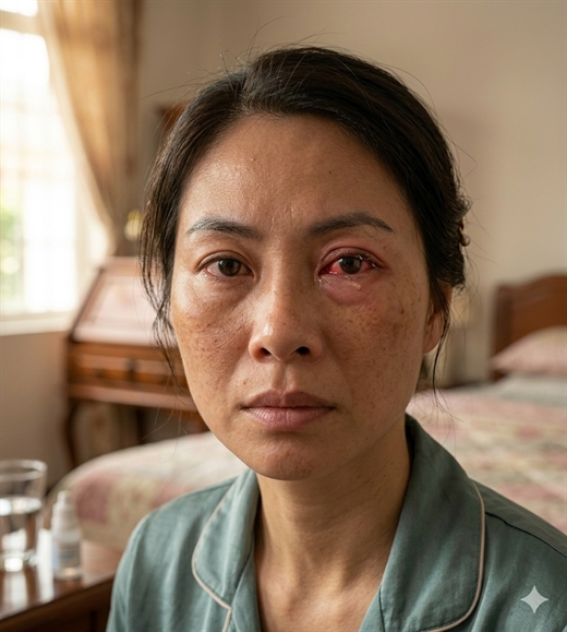 So ca dau mat do tang manh, chuyen gia nhan khoa canh bao dich viem ket mac mua nom am