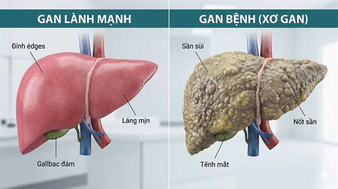 Hoi Gan mat TP.HCM nhac ve 3 dau hieu xo gan giai doan dau, giup phat hien benh som
