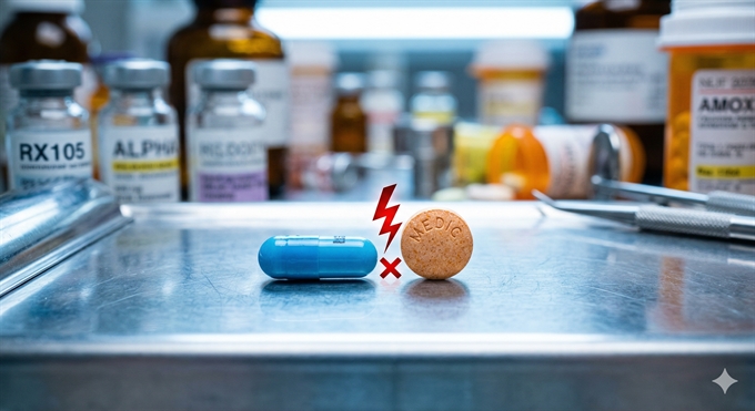 5 cap thuoc khong dung cung thoi diem dieu tri, vi se gay tuong tac nguoc cuc nguy hiem