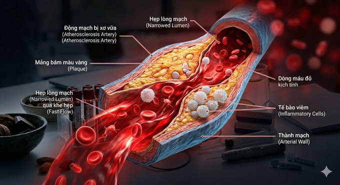 Cham nguong 40 tuoi, chuyen gia nhan manh 5 chi so tim mach 
