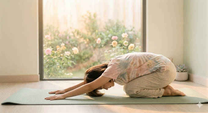 Yoga 30 phut giam cortisol hieu qua tuong duong thuoc an than lieu thap, nghien cuu chung minh