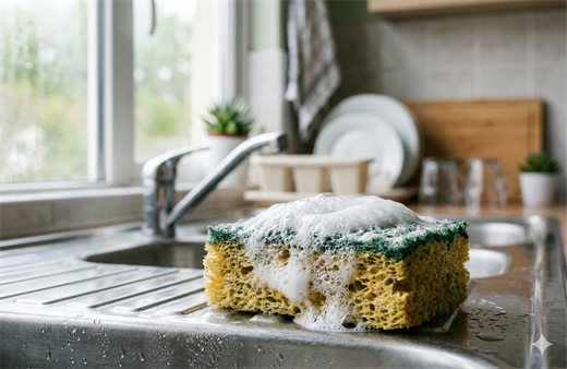 5 vi tri trong bep chua luong vi khuan cao gap 10 lan bon cau, gay nhiem doc tieu hoa