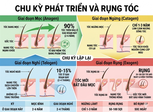 Rung toc nhieu khi vao he: 4 thay doi noi tiet to va thieu hut khoang chat can biet