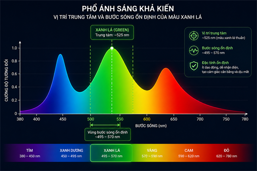 Danh 3 phut nhin vao mau xanh la, giup thu gian mat va kich thich sang tao hieu qua