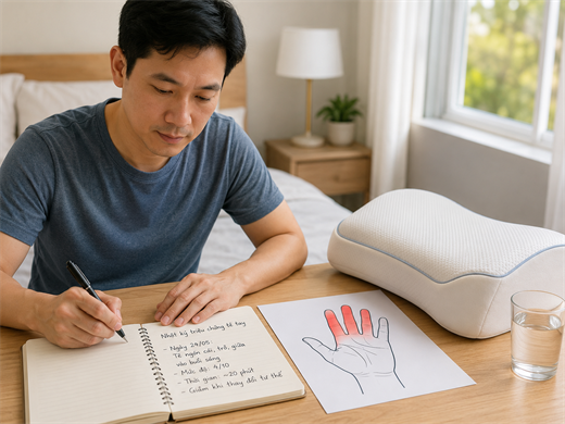 Tê tay khi ngủ dậy: 4 trường hợp thường gặp và dấu hiệu không nên chủ quan Te tay khi ngu day: 4 truong hop thuong gap va dau hieu khong nen chu quan