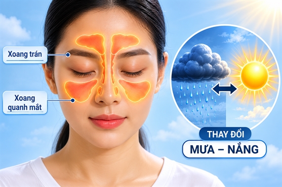 Dau dau vung tran va hoc mat: 4 nguyen nhan thuong gap trong mua mua nang that thuong