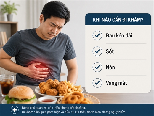  5 dau hieu tui mat co van de thuong xuat hien sau bua an nhieu dau mo