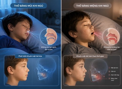 Tho bang mieng khi ngu: 6 anh huong it nguoi biet