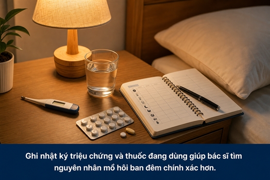 Thuong xuyen do mo hoi trom ban dem: Canh bao co benh ly nguy hiem an trong co the