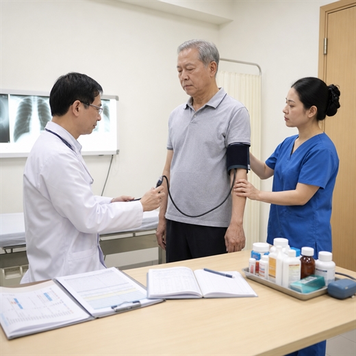 Cơn tăng huyết áp đột ngột ban đêm và 5 việc cần xử lý ngay trước khi cấp cứu Con tang huyet ap dot ngot ban dem va 5 viec can xu ly ngay truoc khi cap cuu