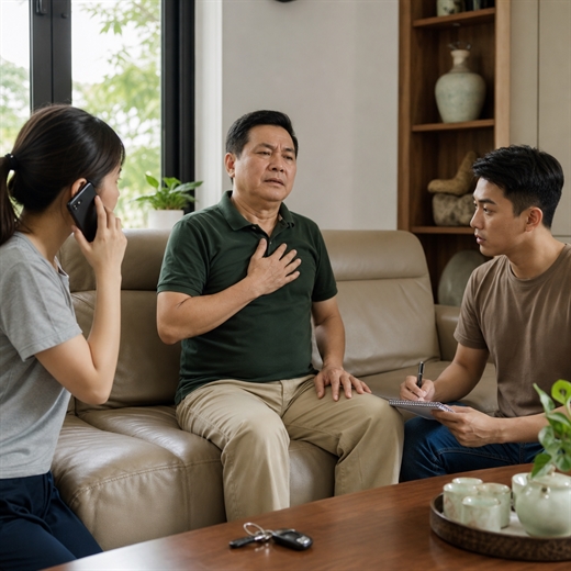 Cơn tăng huyết áp đột ngột ban đêm và 5 việc cần xử lý ngay trước khi cấp cứu Con tang huyet ap dot ngot ban dem va 5 viec can xu ly ngay truoc khi cap cuu