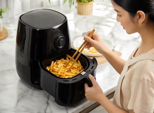 Nồi chiên không dầu: Có thực sự tốt cho sức khỏe hơn chiên rán truyền thống? Noi chien khong dau: Co thuc su tot cho suc khoe hon chien ran truyen thong?