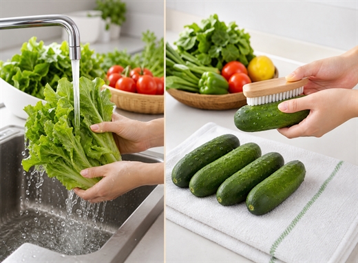 Nước muối, giấm hay dung dịch rửa rau: Đâu là cách loại bỏ thuốc trừ sâu hiệu quả nhất? Nuoc muoi, giam hay dung dich rua rau: Dau la cach loai bo thuoc tru sau hieu qua nhat?