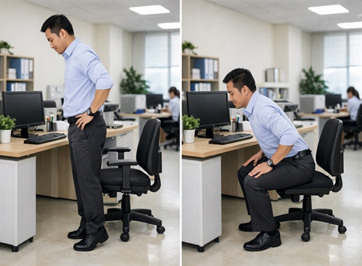 5 bai tap van dong tai cho giup kich thich tuan hoan mau cho dan van phong
