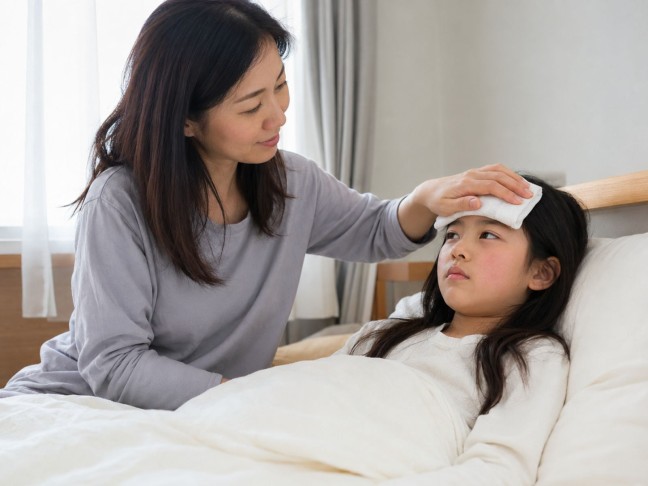 Sot sieu vi o tre nho khi giao mua: Dau hieu cha me can luu y!