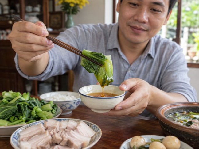 “Đậm đà” hay “đậm bệnh”? Đã đến lúc từ bỏ thói quen chấm đẫm nước mắm! “Dam da” hay “dam benh”? Da den luc tu bo thoi quen cham dam nuoc mam!