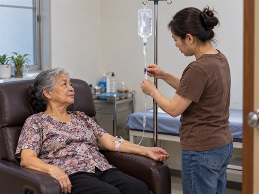Người già đổ xô theo trào lưu tiêm thuốc Nguoi gia do xo theo trao luu tiem thuoc