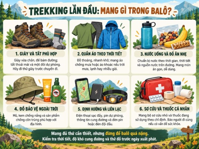 Truoc chuyen trekking dau tien, ban can chuan bi the luc the nao?